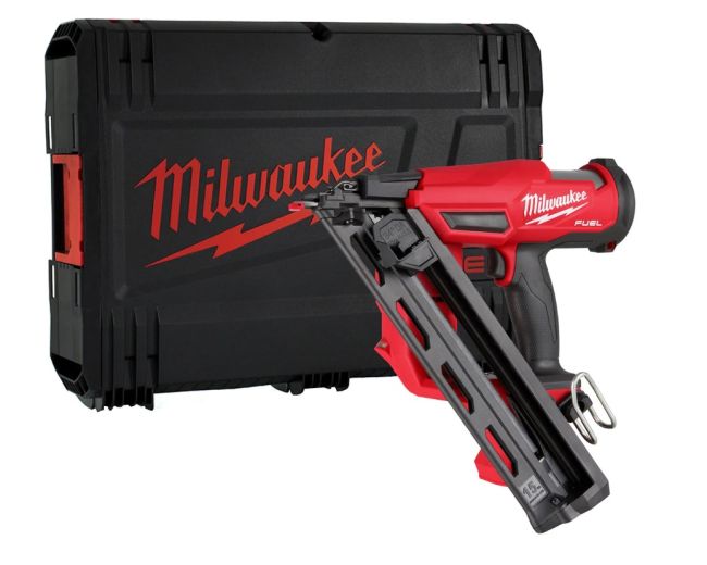 Пістолет цвяхозабивний акумуляторний безщітковий MILWAUKEE, M18 FN15GA-0X, 32-64мм (каркас, HDкейс) (4933478091)