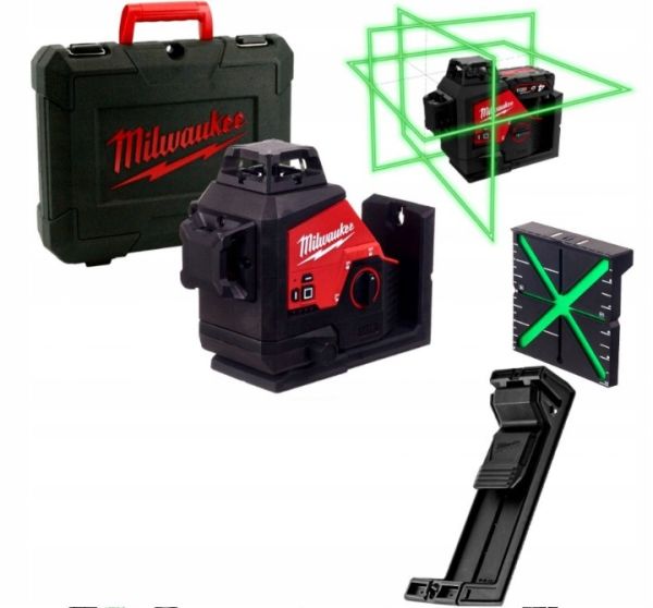 Лазерный нивелир аккумуляторный Milwaukee M12 3PL-0C (кейс) (4933478103)