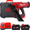 Пістолет цвяхозабивний акумуляторний безщітковий MILWAUKEE M18 FUEL FFNS-502C  (зарядний пристрій M12-M18 FC, 2 акумулятори M18 (4933478302)
