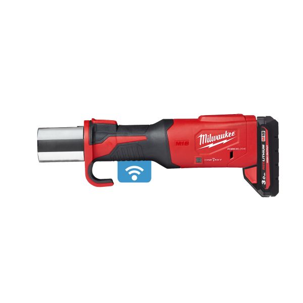 Обтискач гідравлічний акумуляторний для труб MILWAUKEE, M18 ONEBLHPT-302C (зарядний пристрій М12-18 FC, 2 акумулятори М18 НВ3 3А (4933478306)