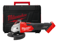 Шліфмашина кутова - болгарка акумуляторна безщіткова MILWAUKEE, M18 FSAG125XB-0X, діаметр 125мм (каркас, антивібраційна бокова р (4933478429)