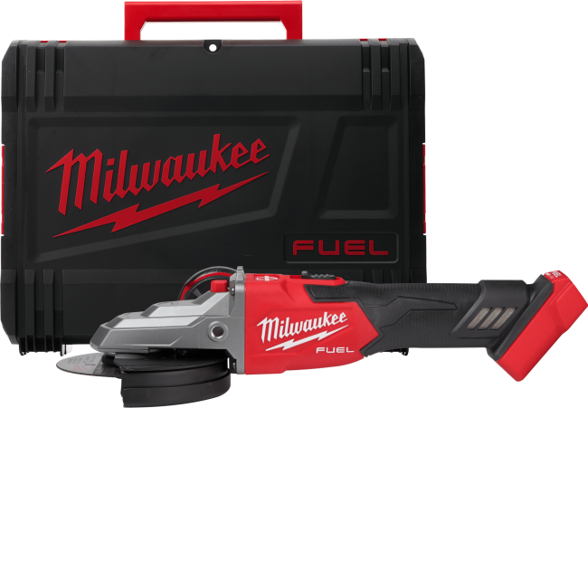 Шліфмашина кутова - болгарка акумуляторна MILWAUKEE M18FSAGF125XB-0X, діаметр 125мм (антивібраційна бокова рукоятка, захисний ко (4933478438)