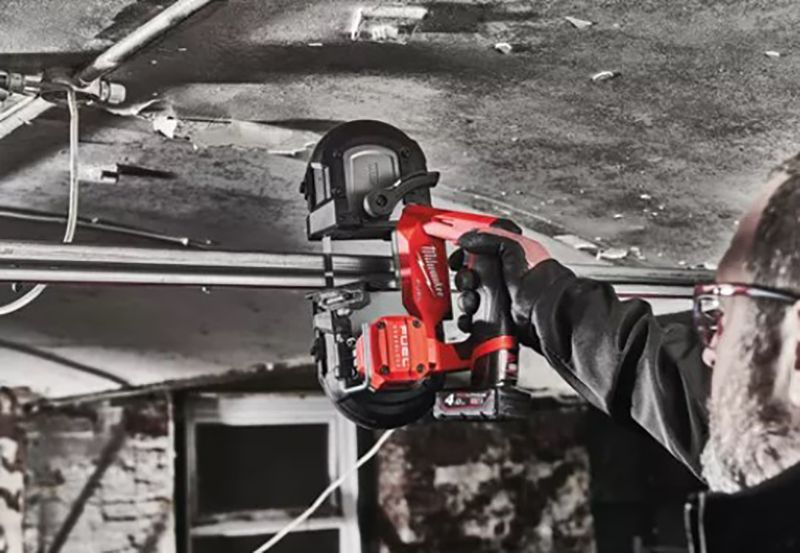 Пила стрічкова акумуляторна безщіткова MILWAUKEE, M12 FBS64-0C, 64мм (каркас, полотно, картонне пакування) (4933478440)