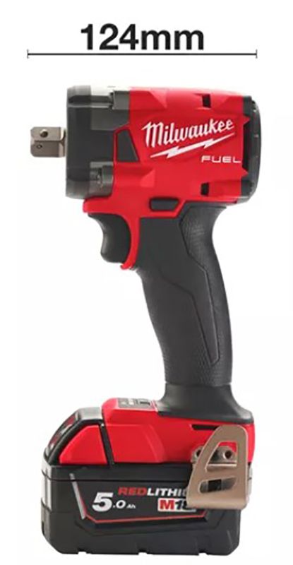 Гайковерт акумуляторний безщітковий 1/2'' MILWAUKEE, M18 FIW2P12-502X, 339Нм, з піном (зарядний пристрій M12-18 FC, 2 акумулятор (4933478447)
