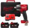 Гайковерт акумуляторний безщітковий 1/2'' MILWAUKEE, M18 FMTIW2P12-502X, 881Нм, з піном (зарядний пристрій M12-18 FC, 2 акумулят (4933478453)