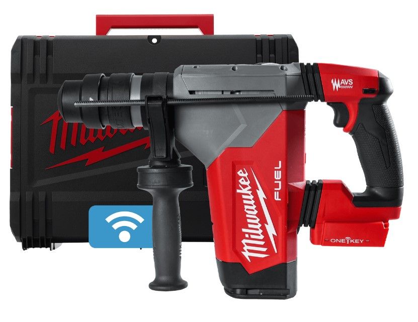 Перфоратор акумуляторний SDS-PLUS MILWAUKEE, M18 ONEFHPX-0X, 5Дж (каркас, патрон FIXTEC 13мм, HDкейс) (4933478495)