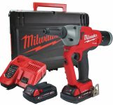 Заклепочник акумуляторний безщітковий MILWAUKEE M18 ONEFPRT-202X, діаметр заклепок 4,8-7,0мм (зарядний.пристрій М12-18 FC, 2 аку (4933478602)