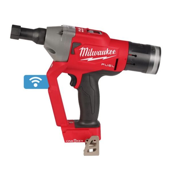 Заклепочник акумуляторний для замкових болтів безщітковий MILWAUKEE M18 ONEFLT-0X, діаметр 4,8-6,4мм (каркас, кліпса на ремінь. (4933478637)