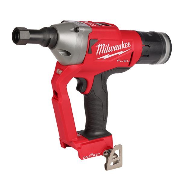 Заклепочник акумуляторний для замкових болтів безщітковий MILWAUKEE M18 ONEFLT-0X, діаметр 4,8-6,4мм (каркас, кліпса на ремінь. (4933478637)