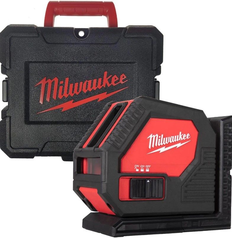 Нівелір лінійний лазерний на батарейках MILWAUKEE, CLL-C (кейс) (4933478753)