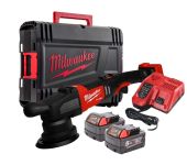 Машина полірувальна ексцентрикова акумуляторна безщіткова MILWAUKEE, M18 FUEL FROP21-502X, діаметр 150мм (зарядний пристрій M12- (4933478837)