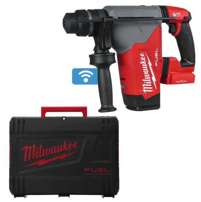 Перфоратор акумуляторний SDS-PLUS MILWAUKEE, M18 ONEFHP-0X, 5Дж (каркас, HDкейс) (4933478884)