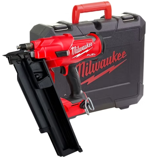 Пістолет цвяхозабивний акумуляторний безщітковий MILWAUKEE, M18 FFN21-0C, 50-90мм (каркас, кейс) (4933478993)
