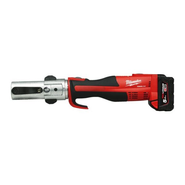 Обтискач гідравлічний акумуляторний для труб MILWAUKEE, M18B LHPTXL-502C XL (зарядний пристрій M12-18 FC, 2 акумулятори М18 В5 5 (4933479441)