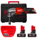 Ножницы высечные по металлу аккумуляторные бесщёточные MILWAUKEE, M12 FNB16-402X (зарядний пристрій С12 С, 2 акумулятори М12 В4 (4933479619)