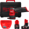 Шліфмашина вібраційна акумуляторна безщіткова MILWAUKEE, M12 FDSS-422X (зарядний пристрій С12 С, 1 акумулятор М12 В2 2Аг, 1 акум (4933479681)