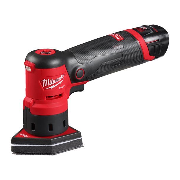 Шліфмашина вібраційна акумуляторна безщіткова MILWAUKEE, M12 FDSS-422X (зарядний пристрій С12 С, 1 акумулятор М12 В2 2Аг, 1 акум (4933479681)