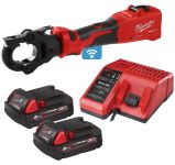 Обтискач гідравлічний акумуляторний для кабелів MILWAUKEE, M18 ONEHCCT60-202C (зарядний пристрій М12-18 С, 2 акумулятори М18 В2 (4933479684)