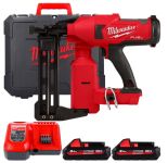 Степлер скобозабивний акумуляторний безщітковий MILWAUKEE, M18 FFUS-302C, 38-51мм (зарядний пристрій M12-18 FC, 2 акумулятори М1 (4933479832)