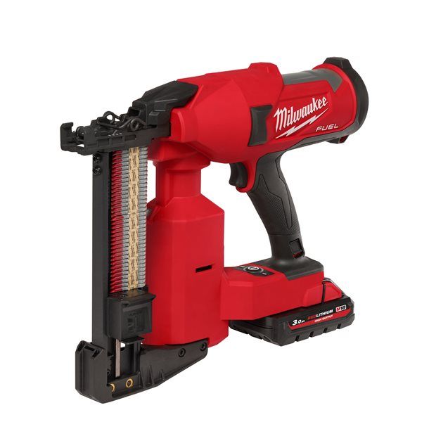 Степлер скобозабивний акумуляторний безщітковий MILWAUKEE, M18 FFUS-302C, 38-51мм (зарядний пристрій M12-18 FC, 2 акумулятори М1 (4933479832)