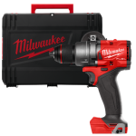 Дриль-шуруповерт акумуляторний безщітковий MILWAUKEE, M18 FDD3-0X,158Нм (каркас, кліпса для ременя, бічна ручка, HDкейс) (4933479862)