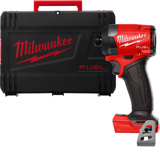 Шуруповерт ударний акумуляторний безщітковий 1/4" HEX MILWAUKEE, M18 FID3-0X, 226Нм (каркас, кліпса для ременя, тримач для біт, (4933479864)