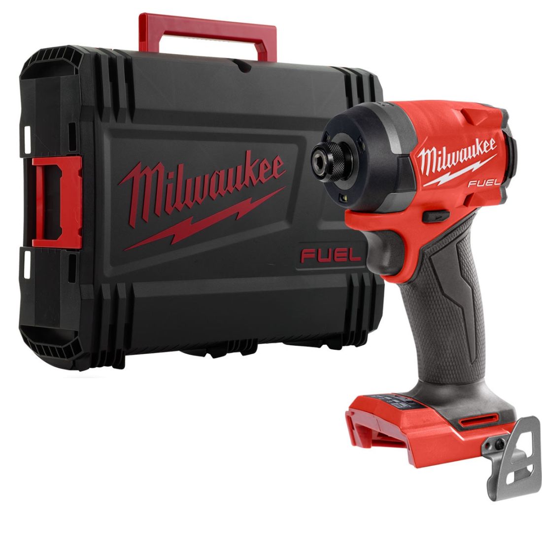 Шуруповерт ударний акумуляторний безщітковий 1/4" HEX MILWAUKEE, M18 FID3-0X, 226Нм (каркас, кліпса для ременя, тримач для біт, (4933479864)
