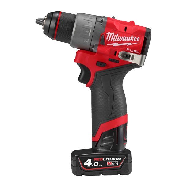 Дриль-шуруповерт з ударом акумуляторний безщітковий MILWAUKEE, M12 FPD2-402X, 45Нм (зарядний пристрій С12 С, 2 акумулятори М12 В (4933479869)