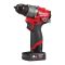 Дриль-шурупокрут акумуляторний безщітковий MILWAUKEE, M12 FDD2-402X (зарядний пристрій С12 С, 2 акумулятори М12 В4 4Аг, кліпса д (4933479874)