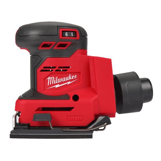 Шліфмашина вібраційна акумуляторна MILWAUKEE, M18 BQSS-0, 113х104мм (каркас) (4933479966)