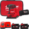 Шліфмашина вібраційна акумуляторна MILWAUKEE, M18 BQSS-502B, 113х104мм (зарядний пристрій М12-18 С, 2 акумулятори М18 В5 5Аг, су (4933479967)