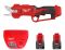 Ножниці садові - секатор акумуляторний M12 BLPRS-202 MILWAUKEE 4933480115(+ заряд.пристрій, 2 акум.) (4933480115)