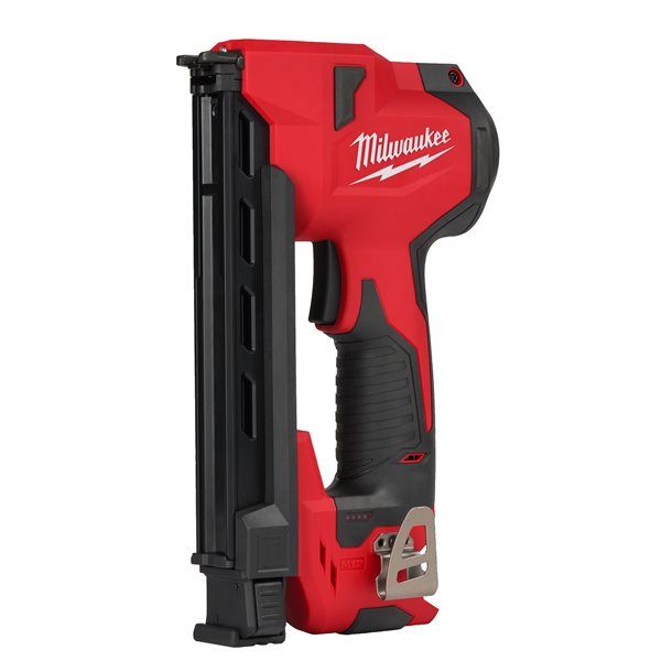 Степлер скобозабивний акумуляторний для кабеля MILWAUKEE, M12 BCST-0 (каркас, кліпса для ременя, картонее пакування) (4933480488)