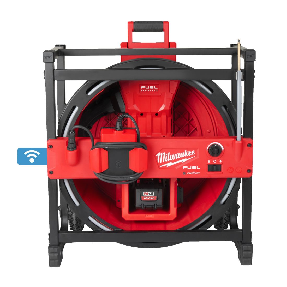 Машина прочистна безщіткова акумуляторна MILWAUKEE, M18 HSFSM-122 (зарядний пристрій M12-18 FC, 2 акумулятори М18 НВ12 12Аг) (за (4933480722)