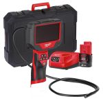 Камера цифрова акумуляторна MILWAUKEE, M12 360IC12-201C, 1м (зарядний пристрій С12 С, 1 акумулятор 2Ач, кейс) (4933480740)