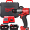 Дриль-шуруповерт акумуляторний безщітковий MILWAUKEE, M18 FDD3-402C, 158Нм (зарядний пристрій М12-18 С, 2 акумулятори М18 В4 4Аг (4933492472)