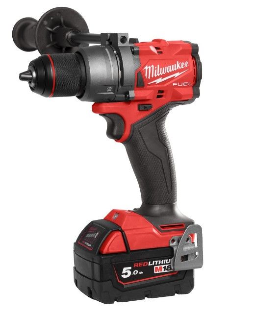 Дриль-шуруповерт з ударом акумуляторний безщітковий MILWAUKEE, M18 FPD3-402С, 158Нм (зарядний пристрій М12-18 С, 2 акумулятори М (4933492473)