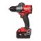 Дриль-шуруповерт з ударом акумуляторний безщітковий MILWAUKEE, M18 FPD3-402С, 158Нм (зарядний пристрій М12-18 С, 2 акумулятори М (4933492473)