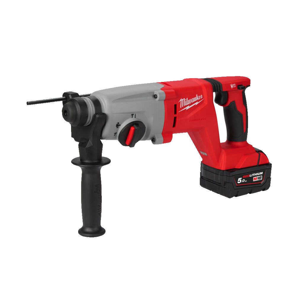 Перфоратор акумуляторний безщітковий SDS-PLUS MILWAUKEE, M18 BLHACD26-402X, 2,6Дж (зарядний пристрій М12-18 С, 2 акумулятори М18 (4933492480)