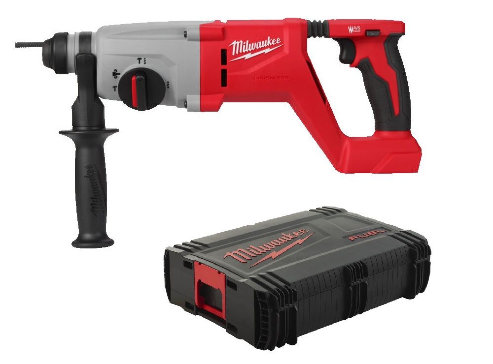Перфоратор акумуляторний SDS-PLUS MILWAUKEE, M18 BLHACD26-0X, 2,6 Дж (каркас, HDкейс) (4933492482)