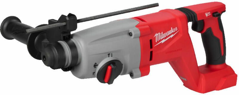 Перфоратор акумуляторний безщітковий SDS-PLUS MILWAUKEE, M18 BLHACD26-0, 2,6Дж (каркас, бічна рукоять, обмежувач глибини, картон (4933492483)
