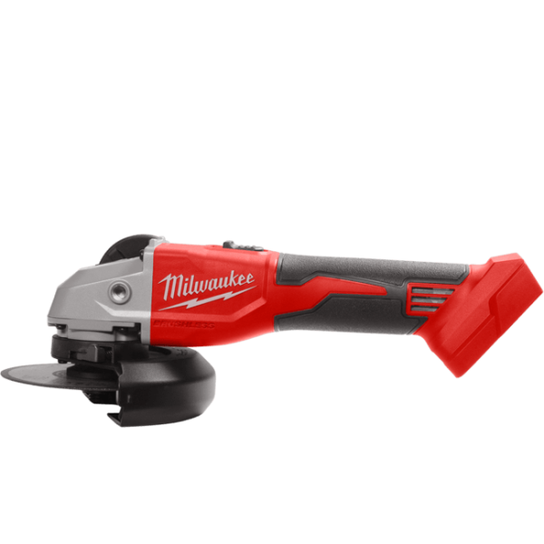 Шліфмашина кутова акумуляторна безщіткова MILWAUKEE, M18 BLSAG125X-0, діаметр 125мм (каркас бічна рукоять, захисний кожух, ключ, (4933492643)