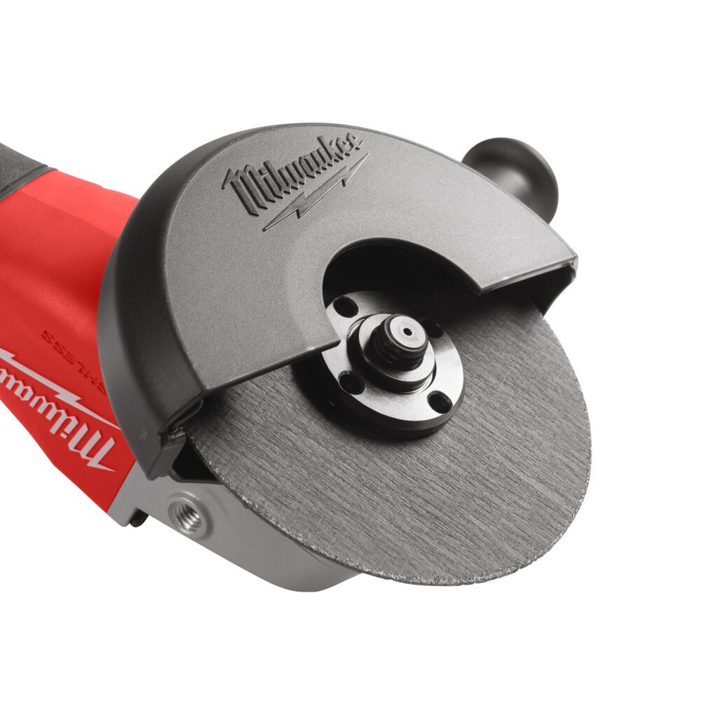 Шліфмашина кутова акумуляторна безщіткова MILWAUKEE, M18 BLSAG125X-0, діаметр 125мм (каркас бічна рукоять, захисний кожух, ключ, (4933492643)