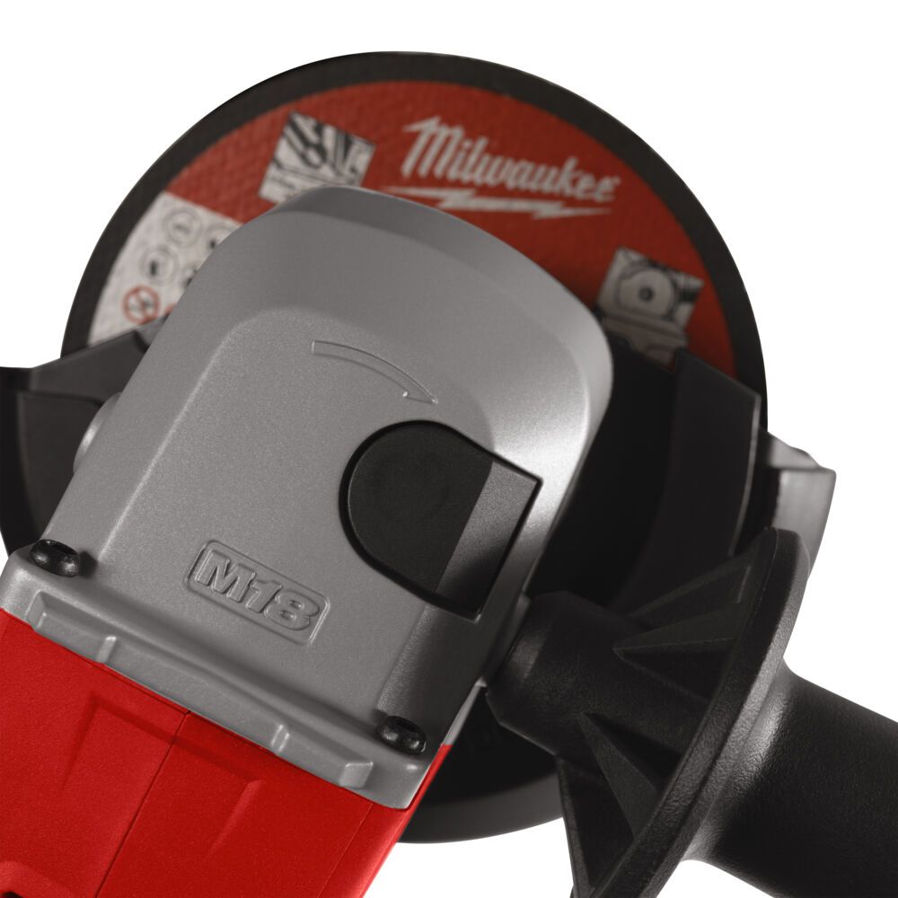 Шліфмашина кутова акумуляторна безщіткова MILWAUKEE, M18 BLSAG125X-0, діаметр 125мм (каркас бічна рукоять, захисний кожух, ключ, (4933492643)