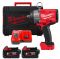 Гайковерт акумуляторний безщітковий 1/2'' MILWAUKEE, M18 FHIW2P12-502X, 1491Нм, з піном (зарядний пристрій M12-18 FC, 2 акумулят (4933492786)