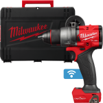 Дриль-шуруповерт з ударом акумуляторний безщітковий MILWAUKEE, M18 ONEPD3-0X, 158Нм (каркас, кліпса для ременя, бічна ручка, HDк (4933492798)