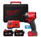 Шуруповерт ударний акумуляторний безщітковий 1/4" HEX MILWAUKEE, M18 ONEID3-502X, 226Нм (зарядний пристрій M12-18 FC, 2 акумулят (4933492804)