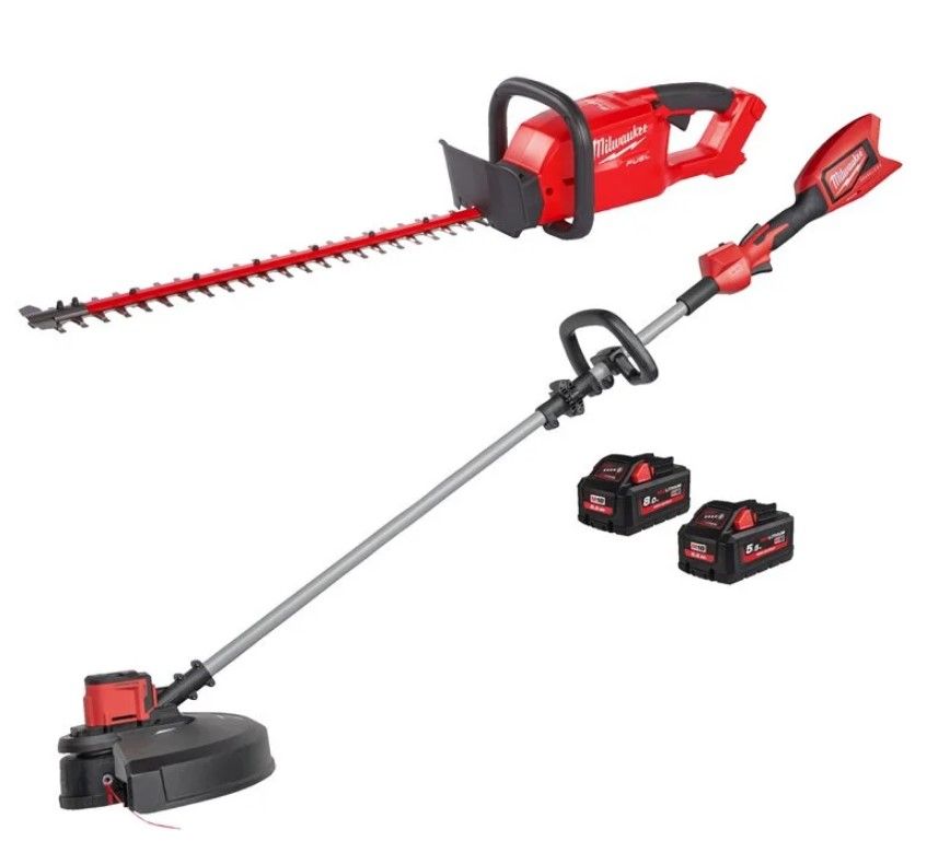 Набір інструмента садового акумуляторного MILWAUKEE M18 FPP2OP1-852 (зарядний пристрій М12-18 FC, акумулятори М18 НВ8 8Аг та М18 (4933492816)