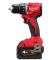 Дриль-шуруповерт акумуляторний безщітковий MILWAUKEE M18 BLDDRC-402C, 60,5Нм (зарядний пристрій М12-18 С, 2 акумулятори М18 В4 4 (4933492834)