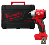 Шуруповерт ударний акумуляторний безщітковий 1/4" HEX MILWAUKEE, M18 BLIDR-0Х, 190Нм (каркас, кліпса для ременя, HDкейс) (4933492842)